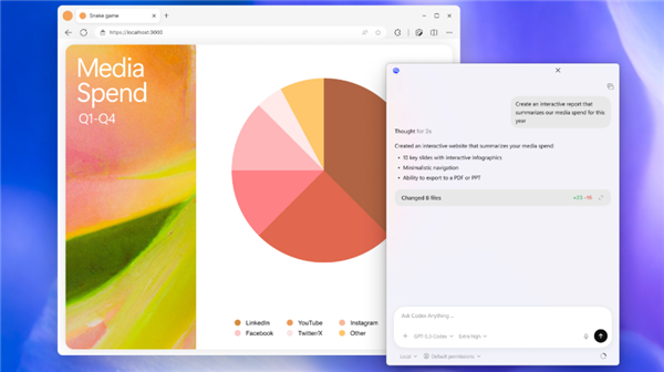 捕魚機：普通程序員要失業了！Codex登陸Windows系統：小白也能一句話編程